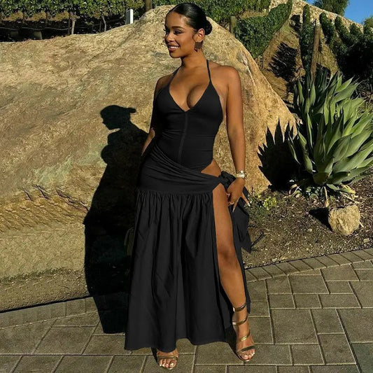 Brianna black two piece set