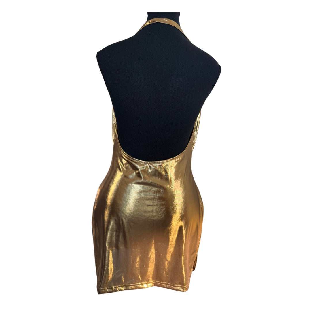 Cara Golden Hour Metallic Dress