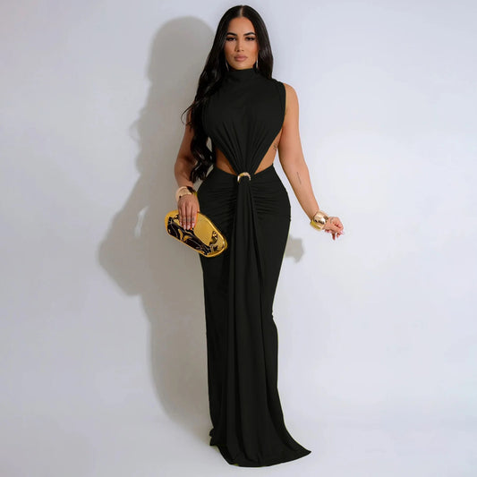 Brooke Black Enchantment Cut-out Dress